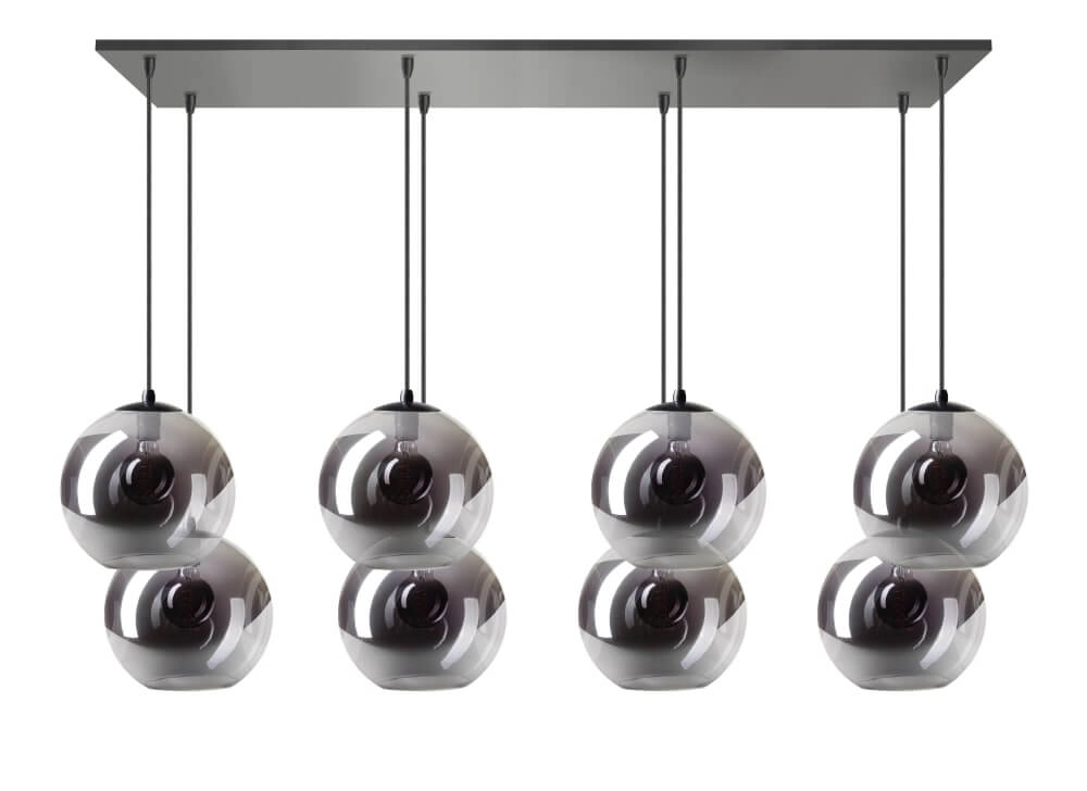 8-light glass pendant lamp Orb ETH 8720195300687
