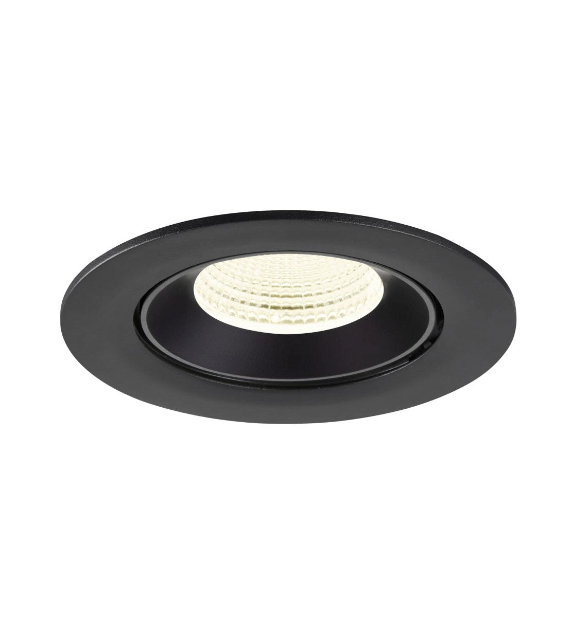 Recessed spotlight Numinos Gimble L black 4000K - 55deg SLV 4024163310093
