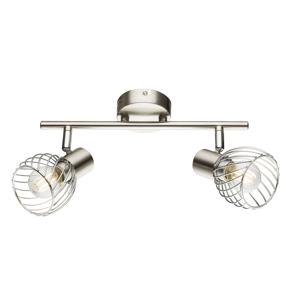 Ceiling lamp Texas 2-light nickel