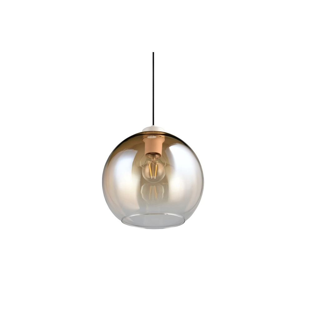 Pendant lamp Liora Amber glass Trio 4017807682380