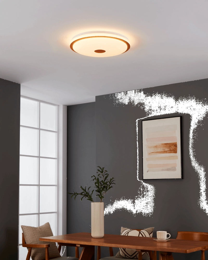 LED ceiling lamp Lanciano 1 Ø 48cm Eglo 9008606244980