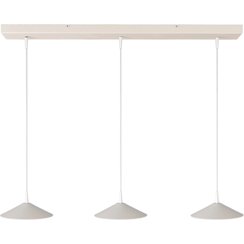 3-light pendant lamp Ceppo white Ø 22cm