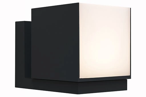 Black designer wall lamp Cuba ankle