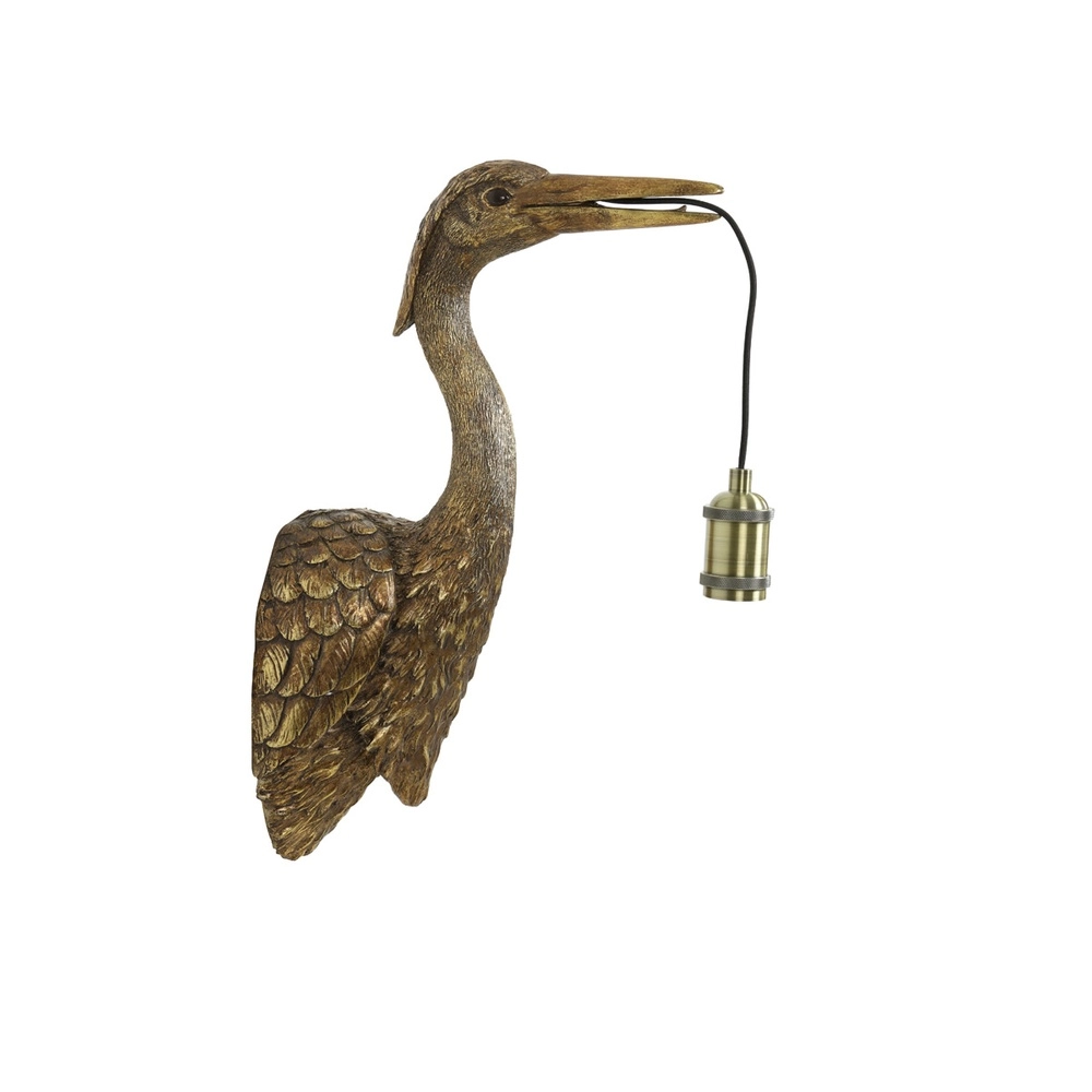 Wall lamp Crane Bronze bird Light & Living 8717807607968