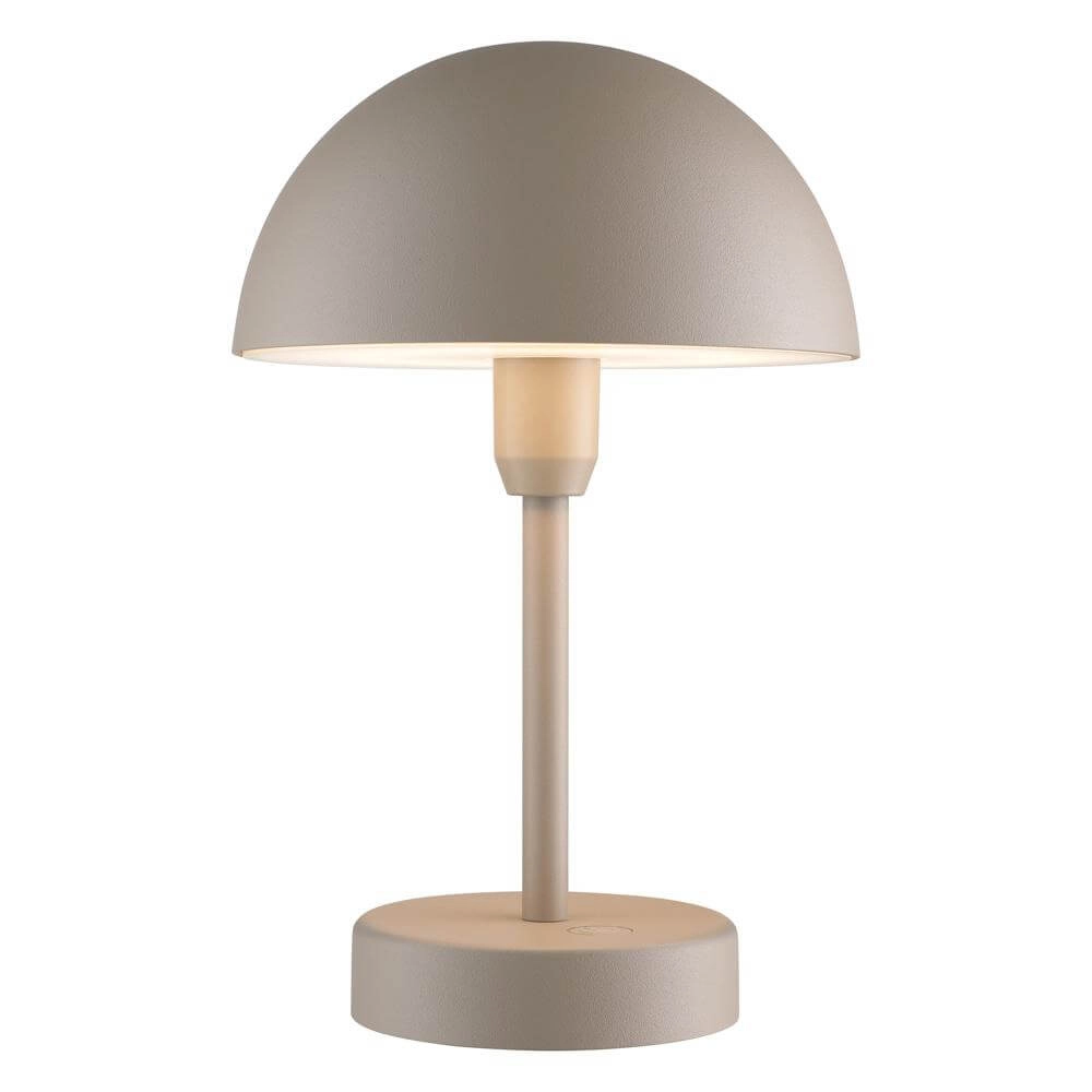 Rechargeable table lamp Ellen sand brown