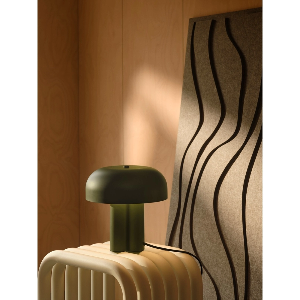 Japandi table lamp Sandro  dark green