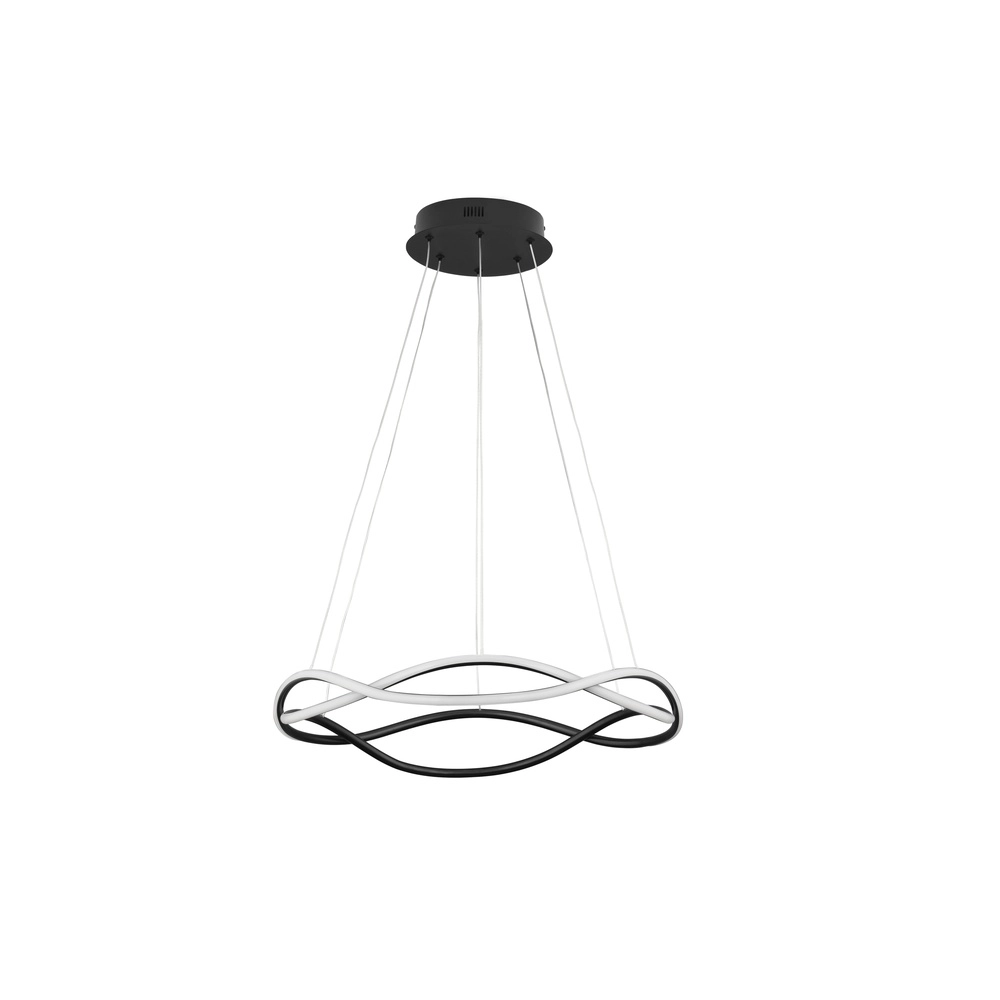Design pendant lamp Jinal black Ø 60cm Lyora 5212017438737