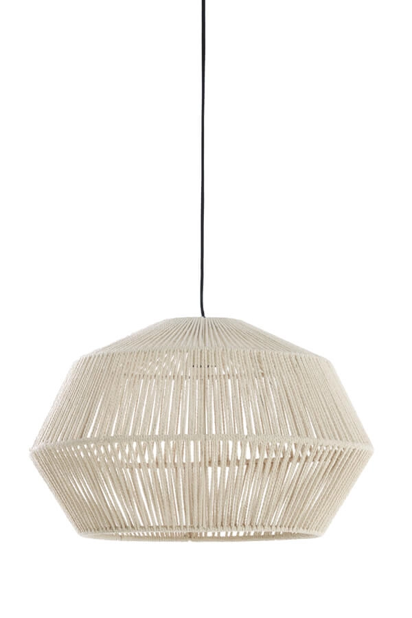 Scandinavian pendant lamp Deya cream Ø 49cm Light & Living 8717807744939