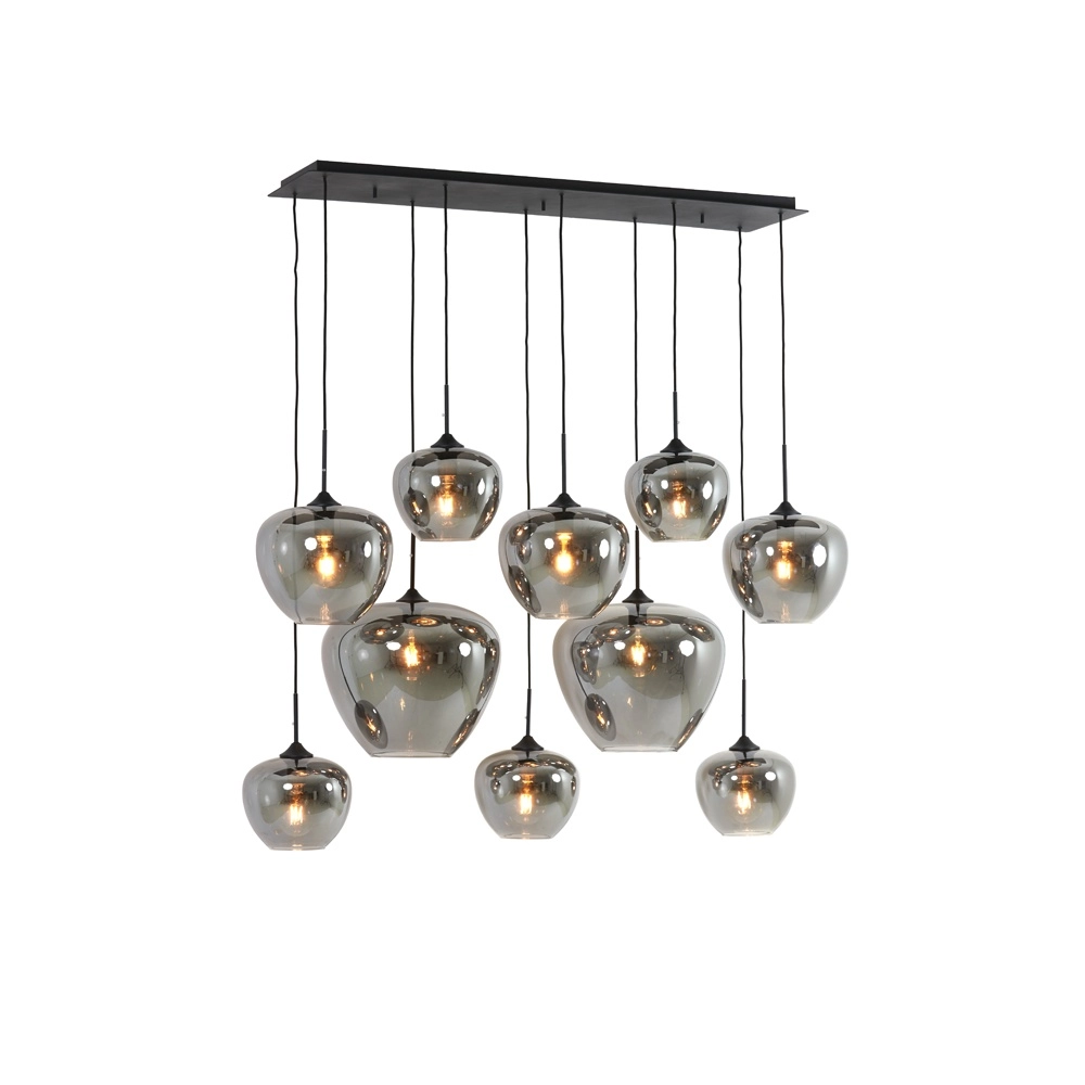 Pendant lamp Mayson 10-light smoke Light & Living 8717807614232
