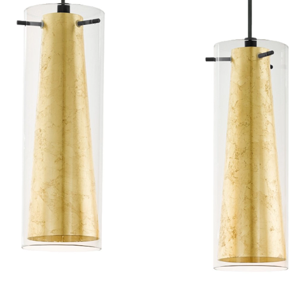 Dining room hanging lamp Pinto Gold Gold Eglo 9002759976521
