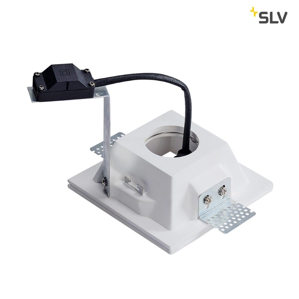Recessed spotlight Plastra GU10 13cm white SLV 4024163160629