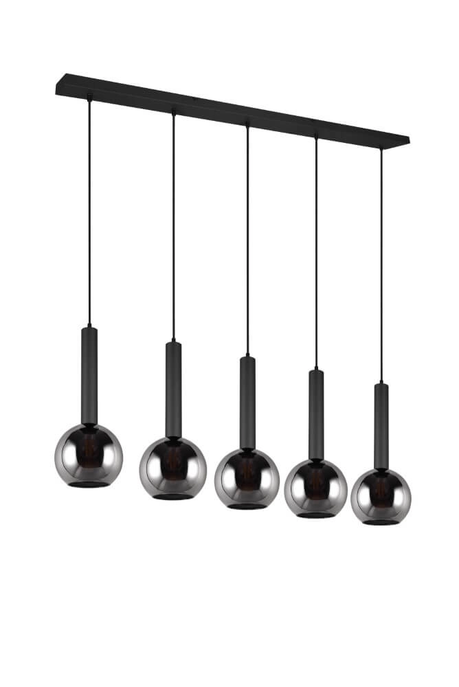 5-light hanging lamp Clayton black Trio 4017807522471