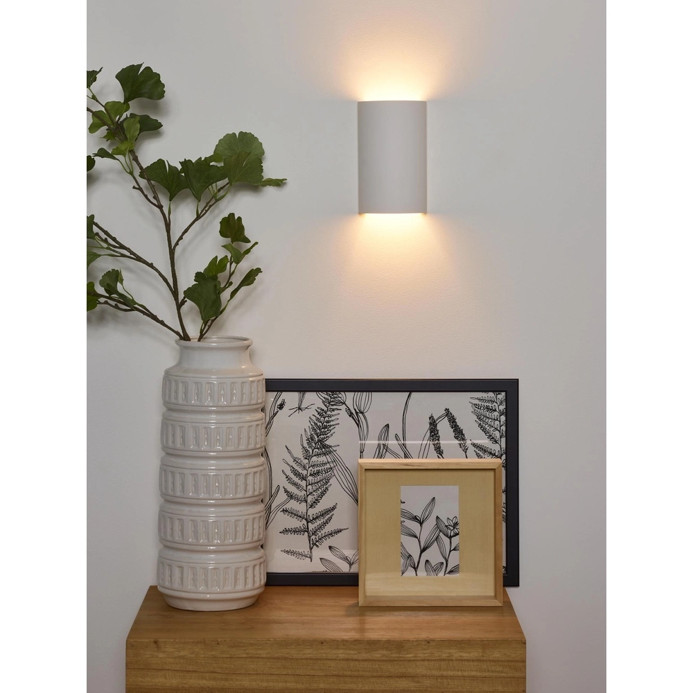 Wall lamp Gipsy white Lucide 5411212351494
