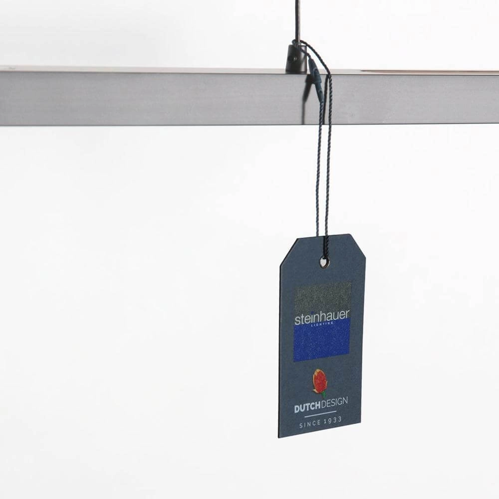 Design pendant lamp Bande 114cm grey Steinhauer 8712746175806