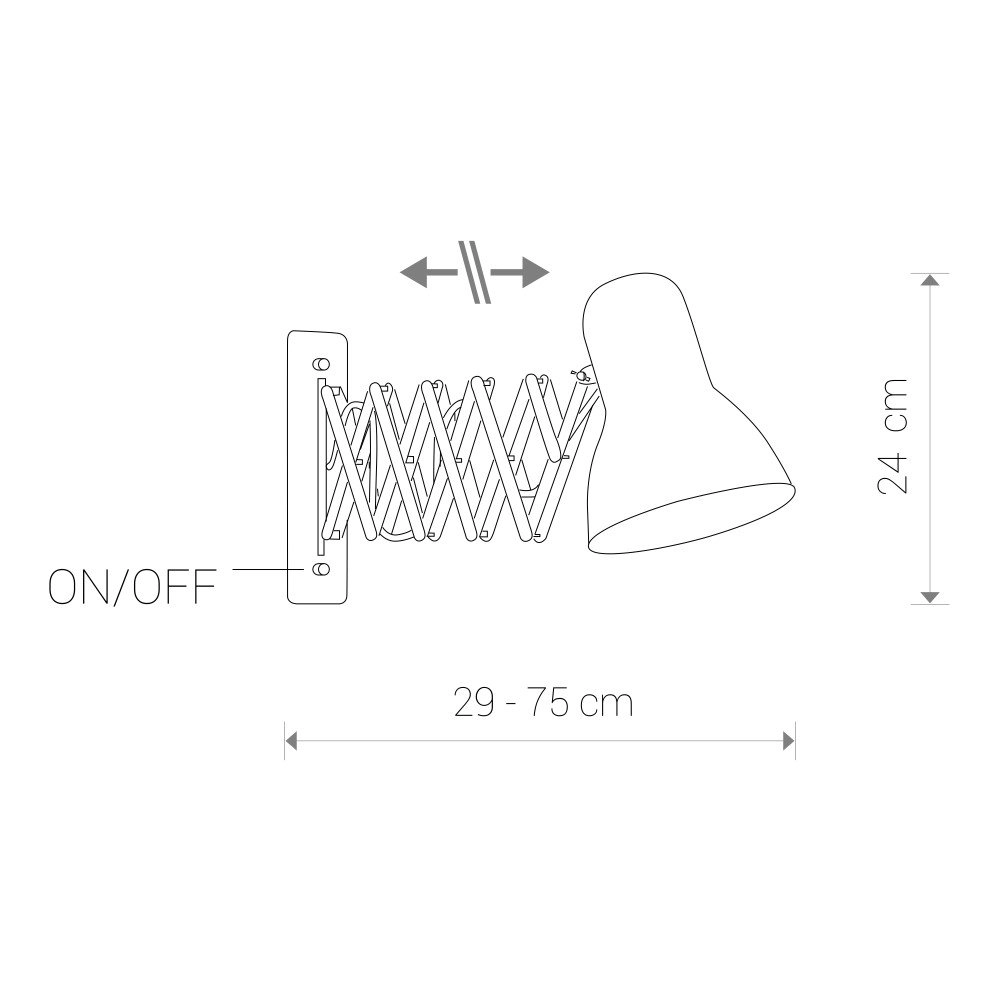 Scissor lamp Harmony Lyora 5903139989091