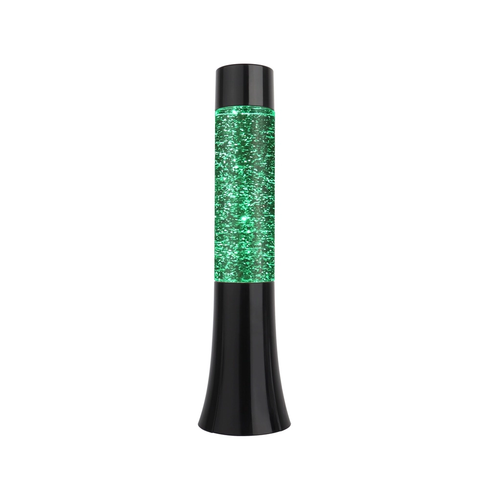 Lava lamp Glitter-Tower Black