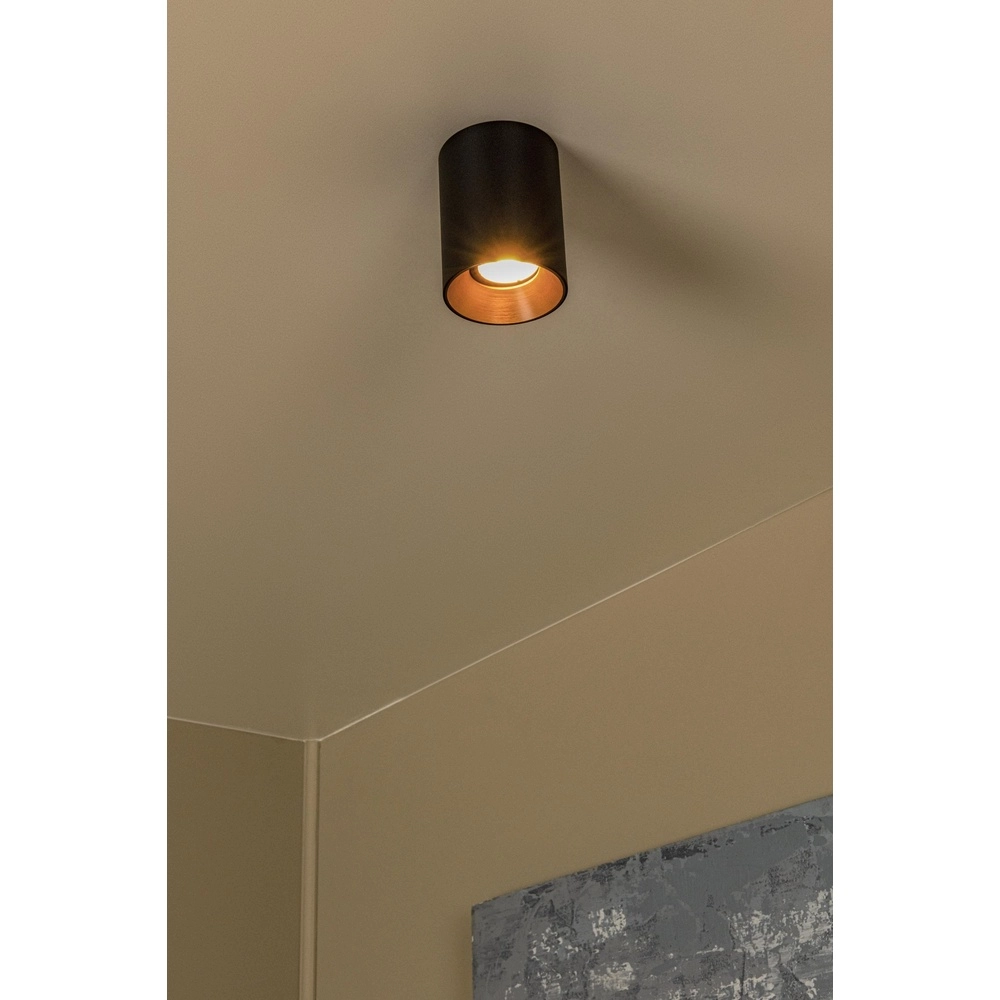 Surface-mounted spot Gerti Black Lucide 5411212094315