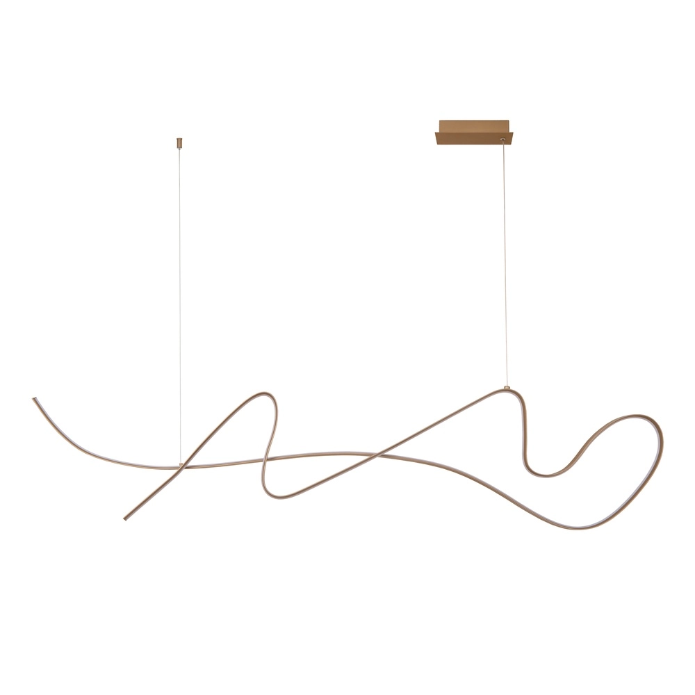 Champagne pendant lamp Lambada Design Premium by Lucide 5411212520913