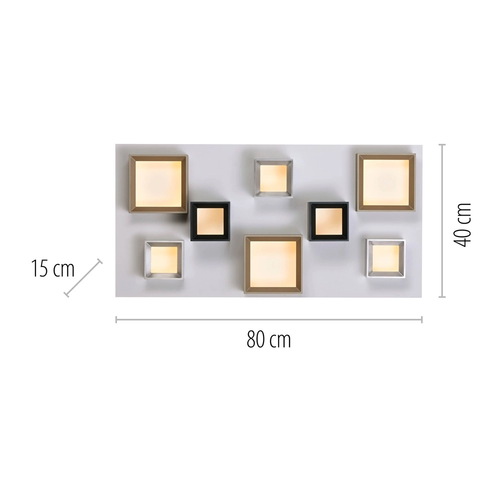 Led ceiling light Pure Manhattan 8-light Paul Neuhaus 4012248396896
