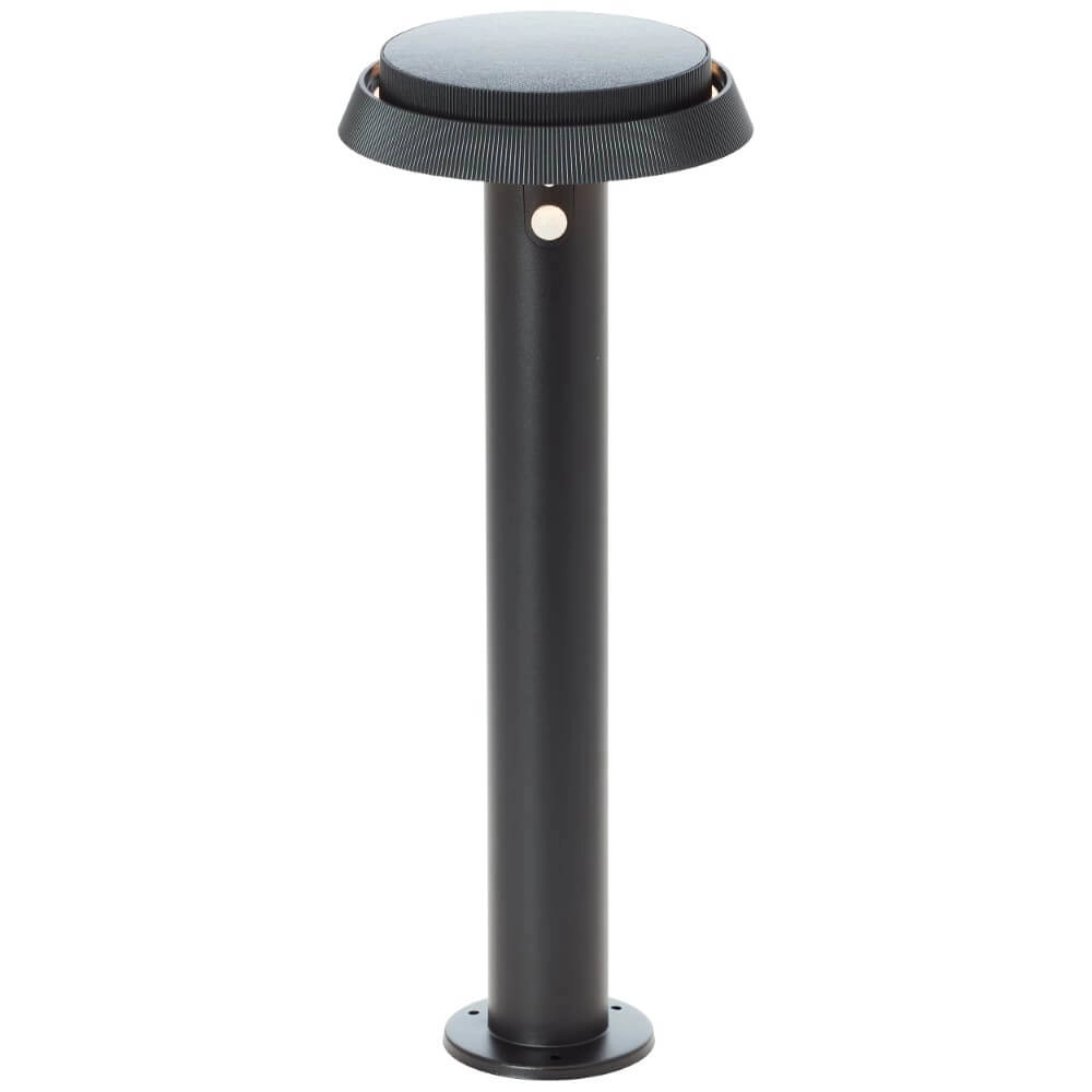 Black floor lamp Alvero with sensor