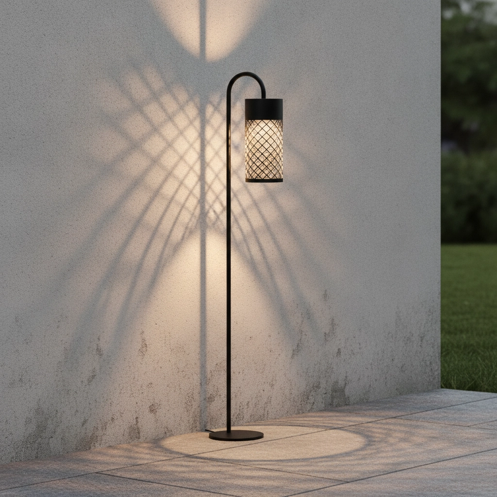 Garden lamp Motley black