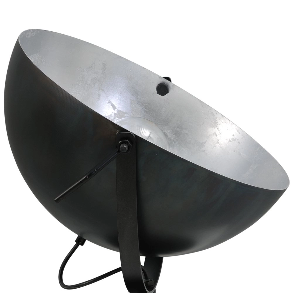 Floor lamp Larino 40 black with old silver Masterlight 8718121236834