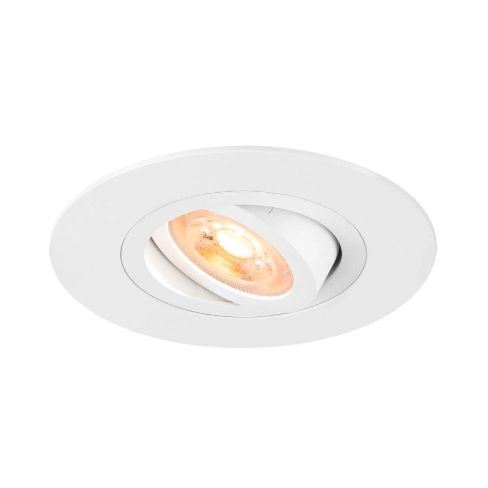 Recessed spotlight New Tria 75 XL round - white - GU10