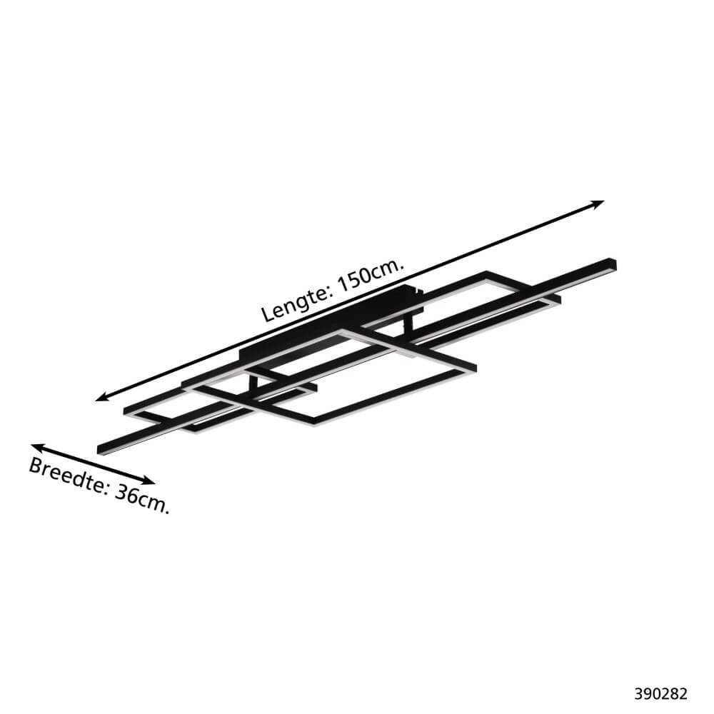 Designer ceiling lamp Puebla black Stars of Light 9008606262106