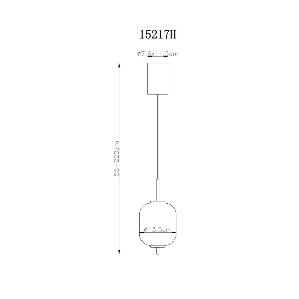 Golden pendant lamp Ewald single white glass Ø 13.5cm Globo 9007371458578