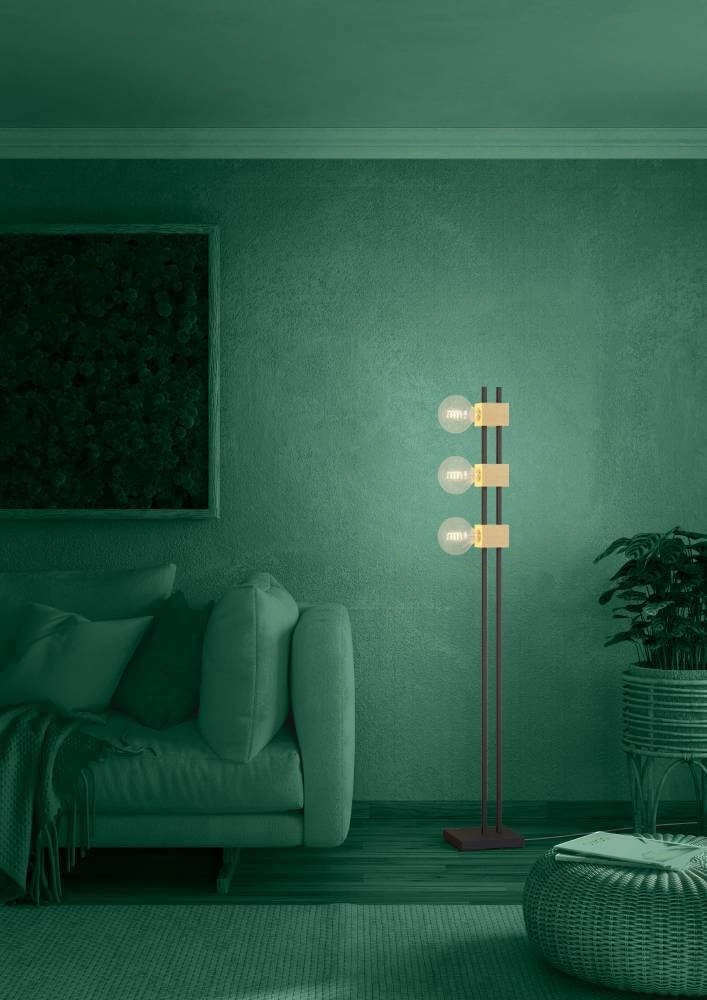 Sleek floor lamp Levantara 3-light Stars of Light 9008606243143