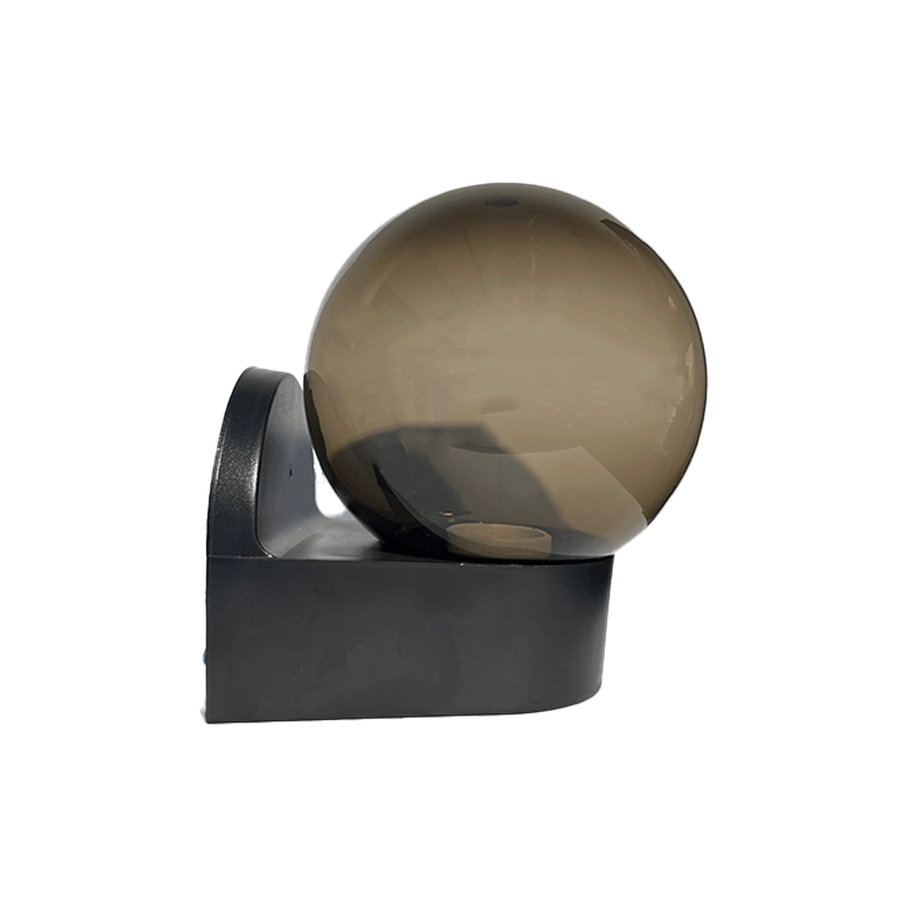 Outdoor lamp Bolano smoke 15cm wall lamp