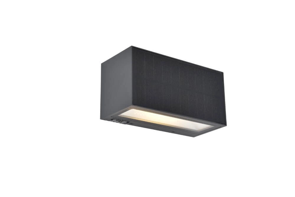 Solar wall lamp Inka anthracite