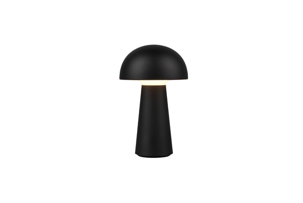 Garden table lamp Lennon rechargeable black