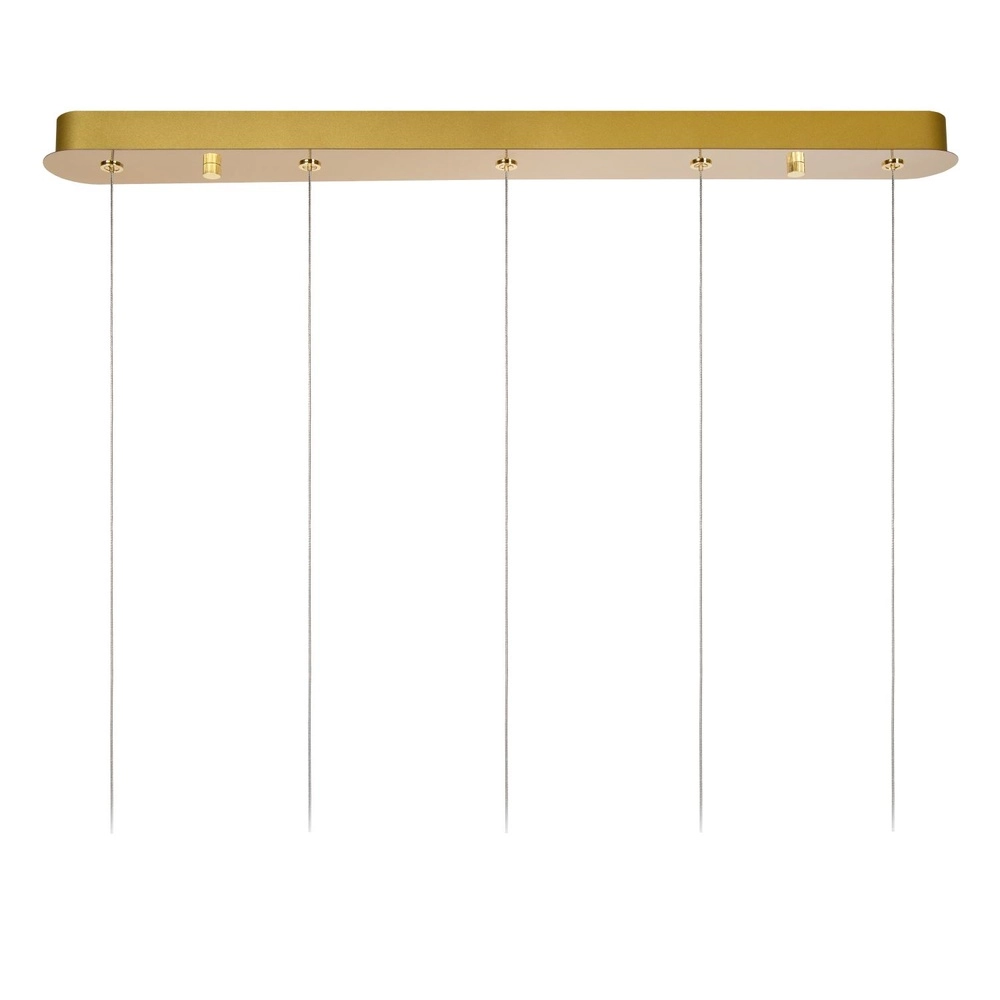 Golden pendant lamp Cintra 5-light Lucide 5411212134400
