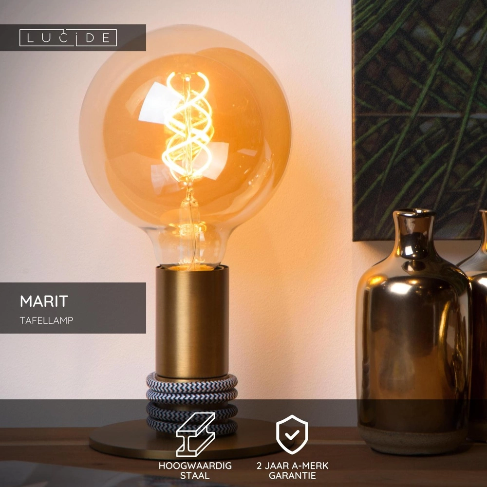 Table lamp Marit Gold Lucide 5411212450890