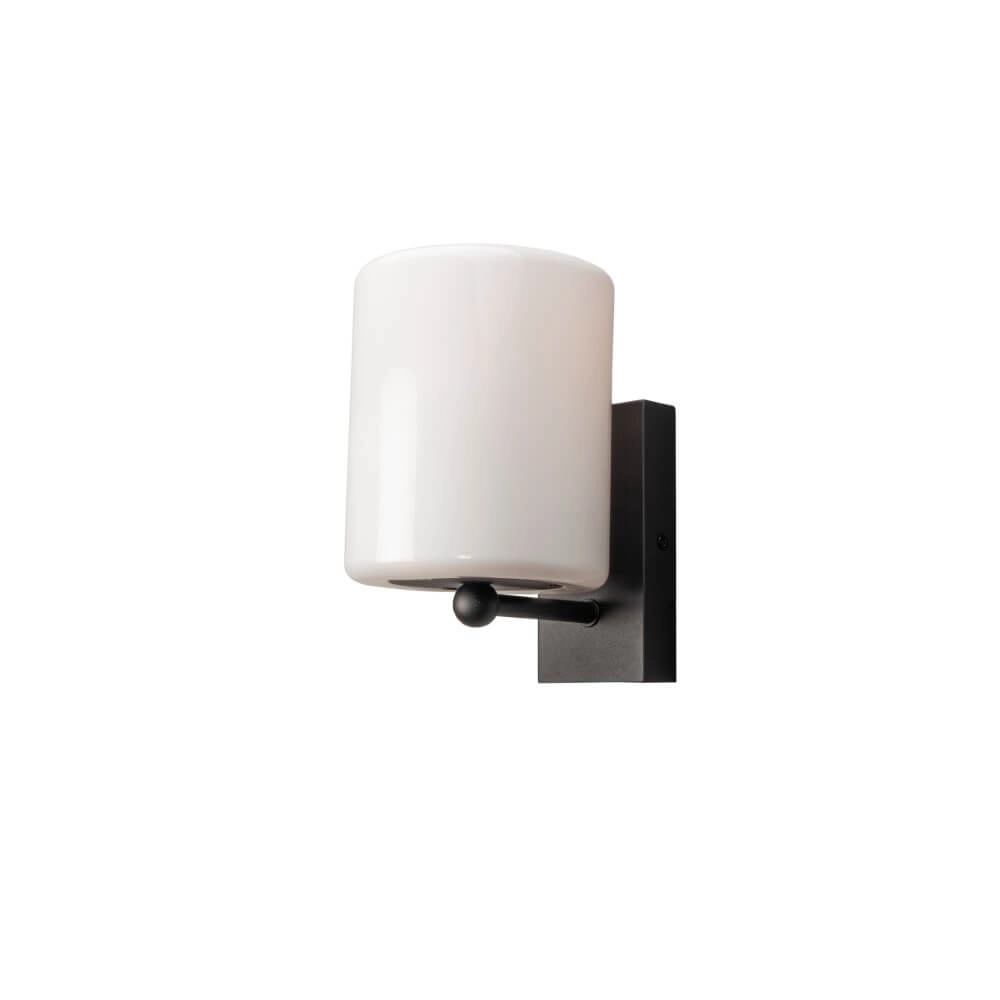 Wall lamp Portici Black with white window