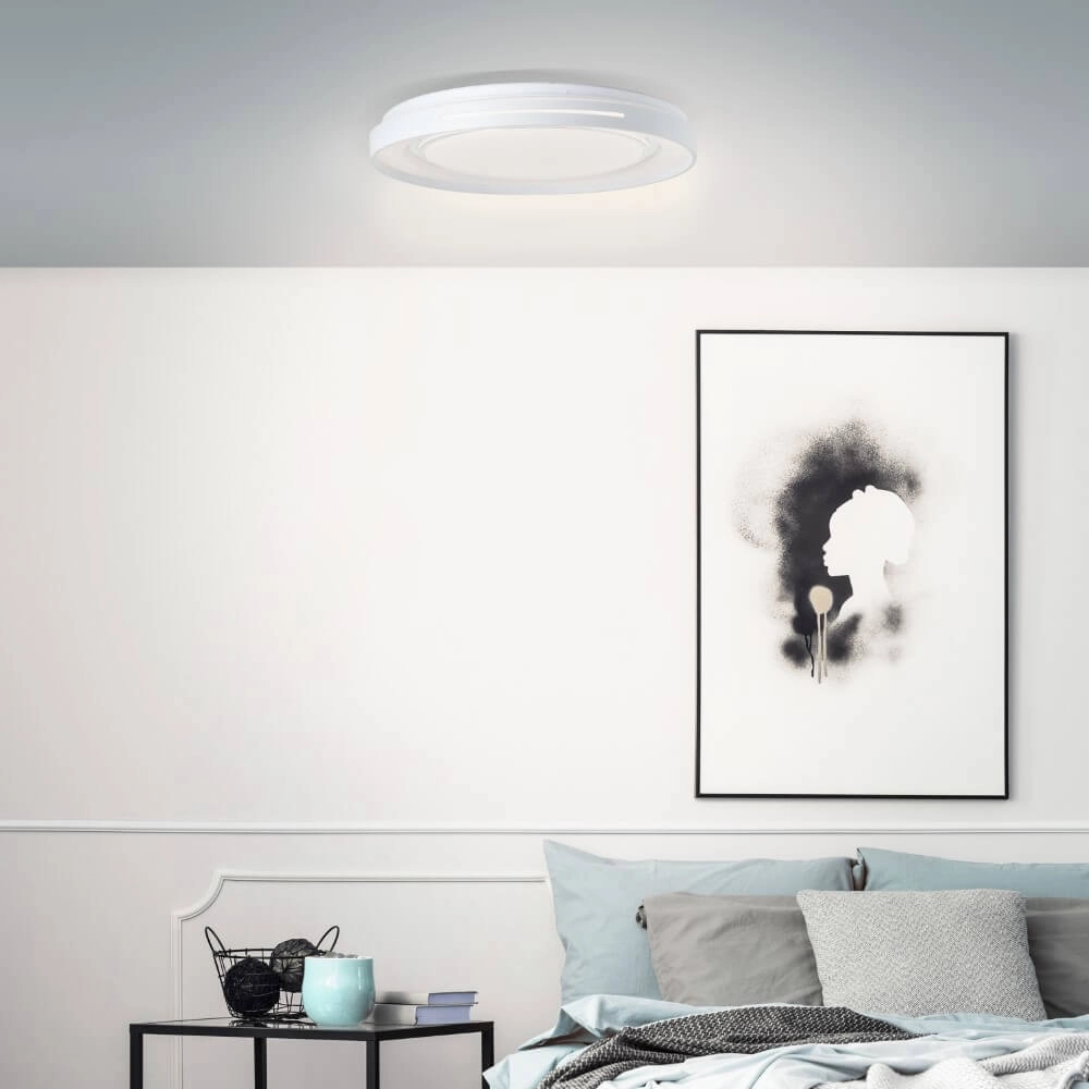 Ceiling lamp Barty Ø 48.5cm white Brilliant 4004353411328