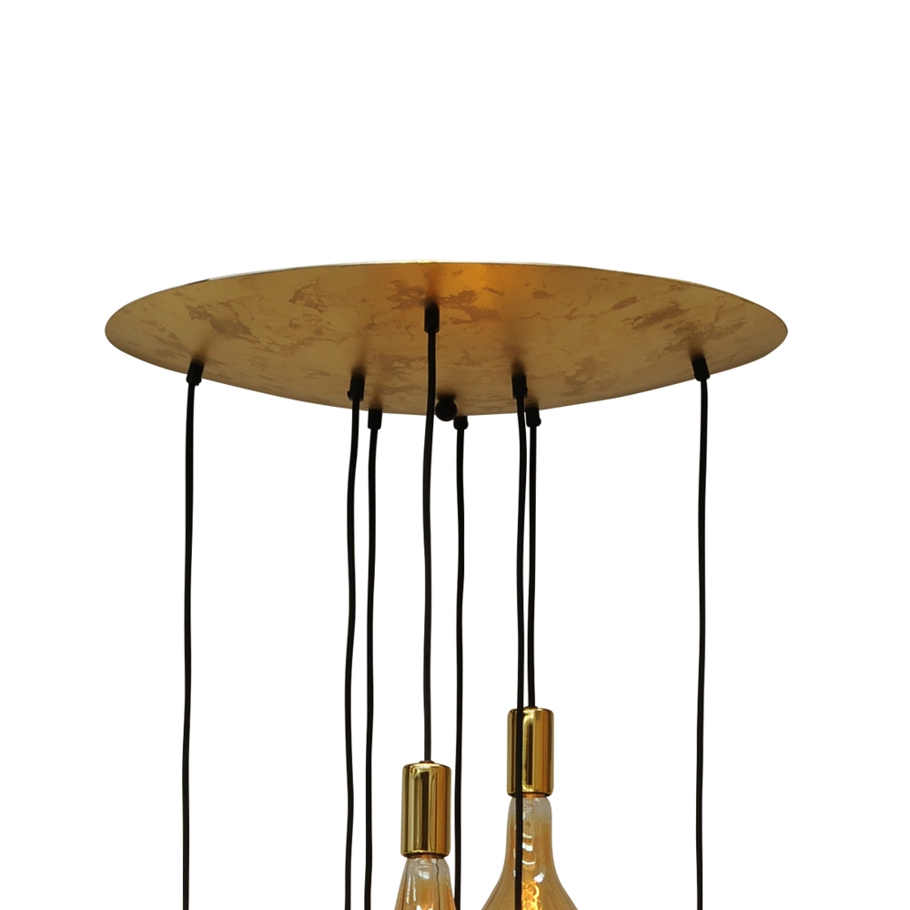 Gold hanging lamp Aton 8-light Masterlight 8718121188812
