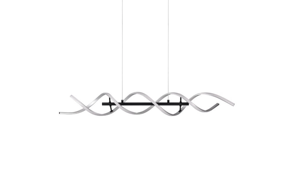 Design LED hanging lamp Sequence brushed metal Trio 4017807540710