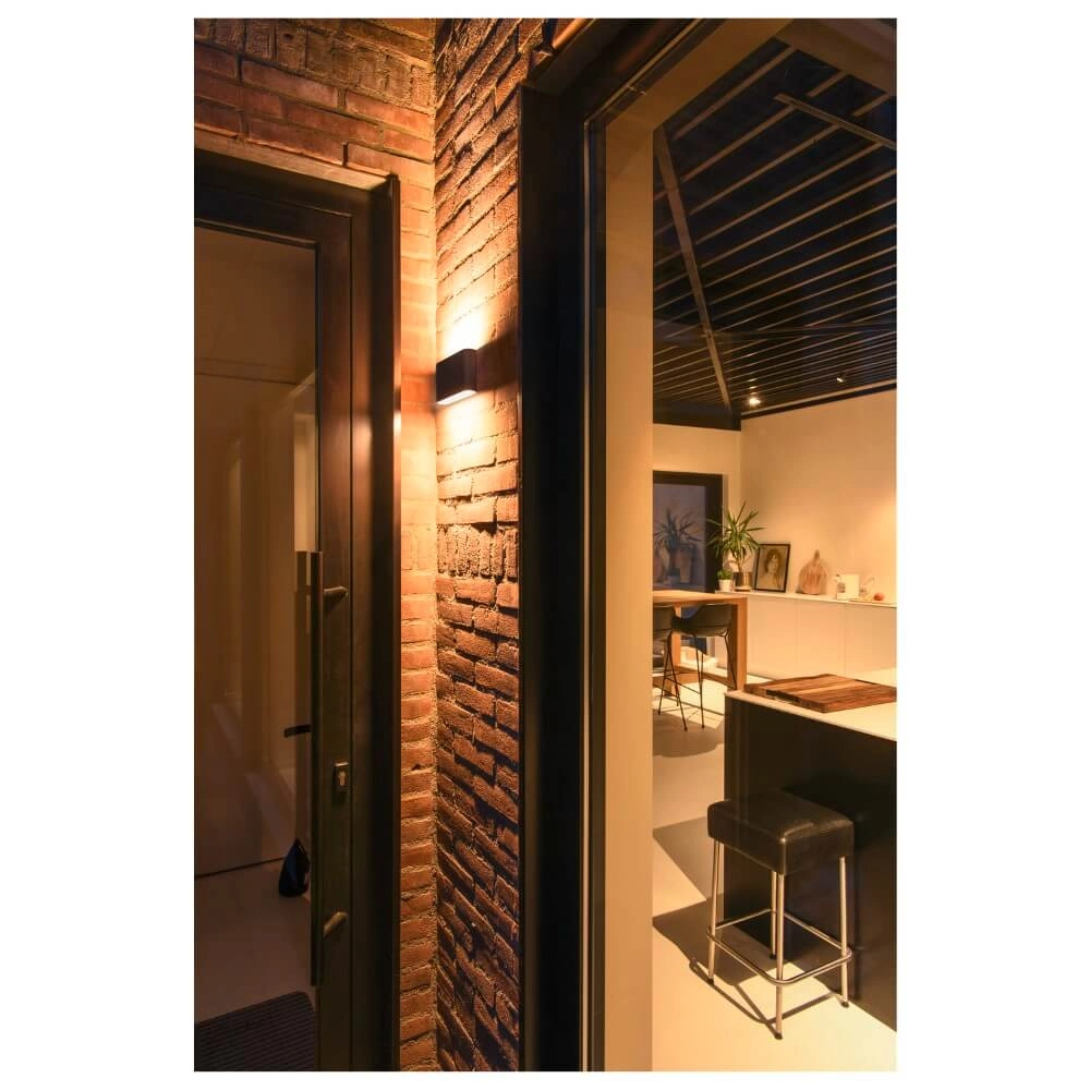 Led wall spot Oval 18 Up & down - black SLV 4024163273442