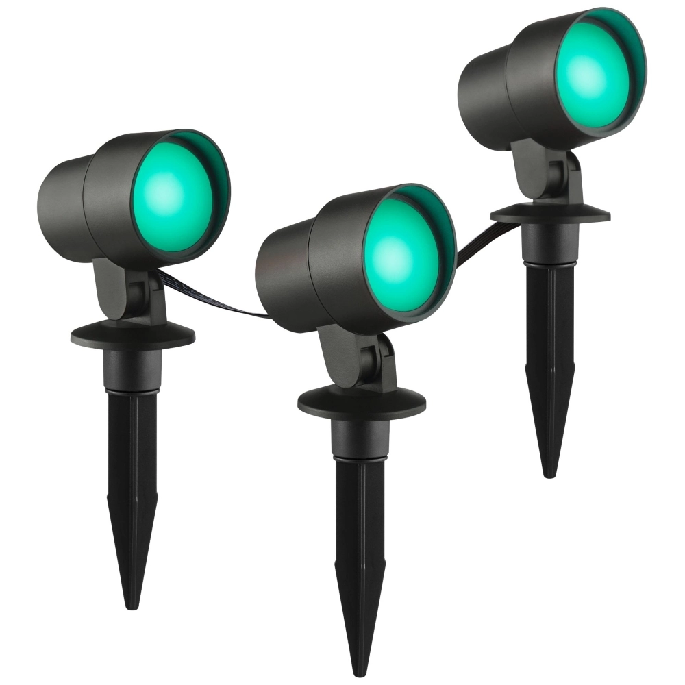 Smart spike light set Kamara RGB - 3 pieces - 3 meter cord and plug Brilliant 4004353453717