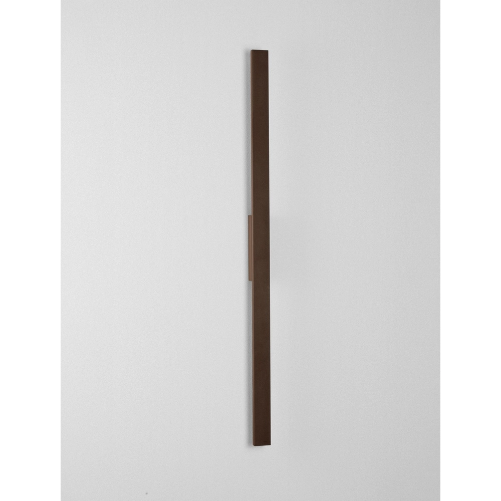 Sleek wall lamp Doul Rust brown 121cm Lyora 5212017472410