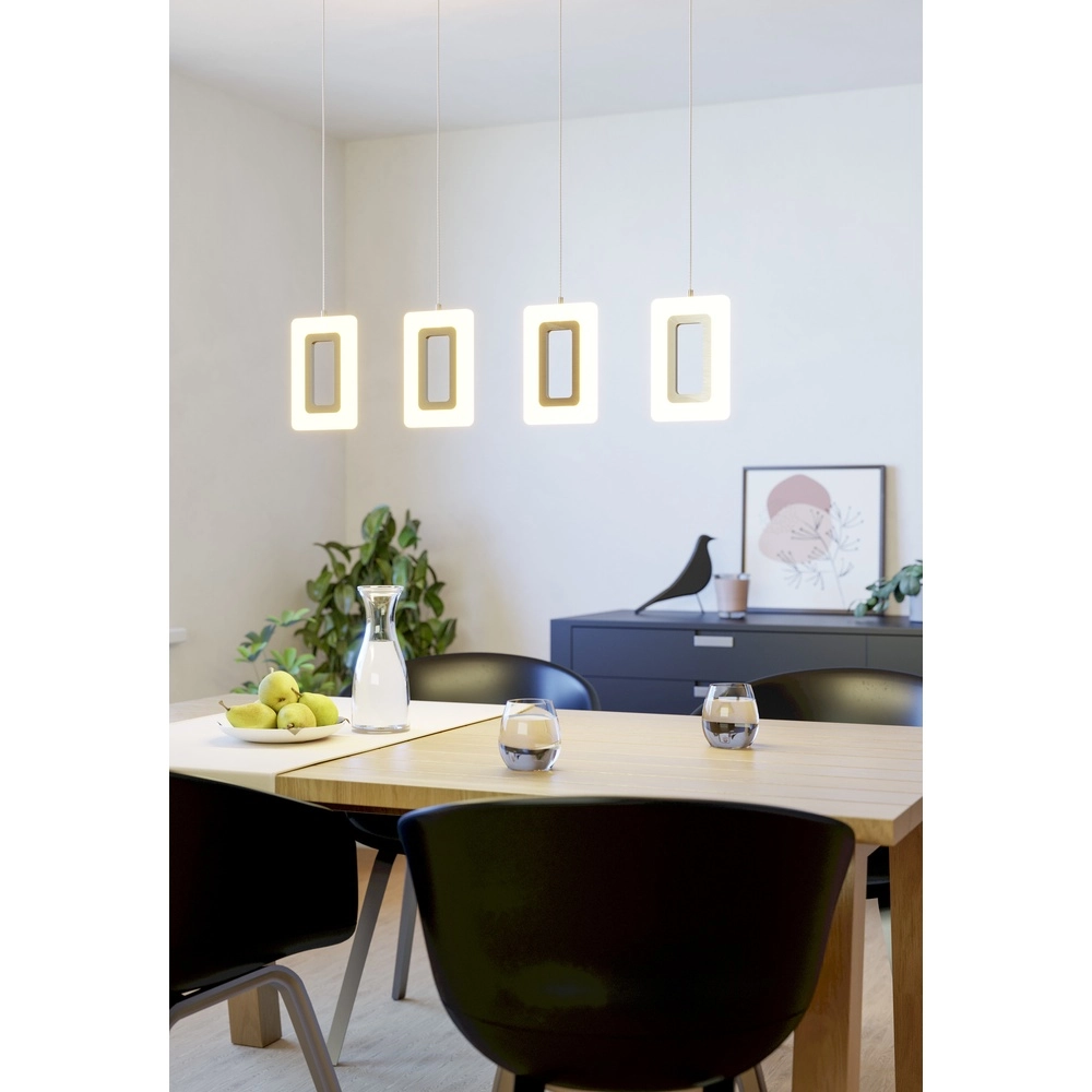 4-light pendant lamp Enaluri nickel Eglo 9002759991074