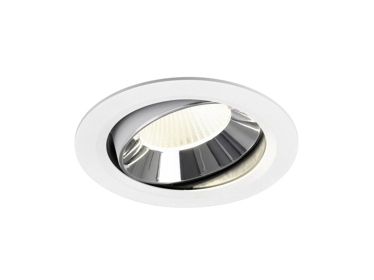 Recessed spotlight Numinos Move XL white/chrome 4000K - 40deg