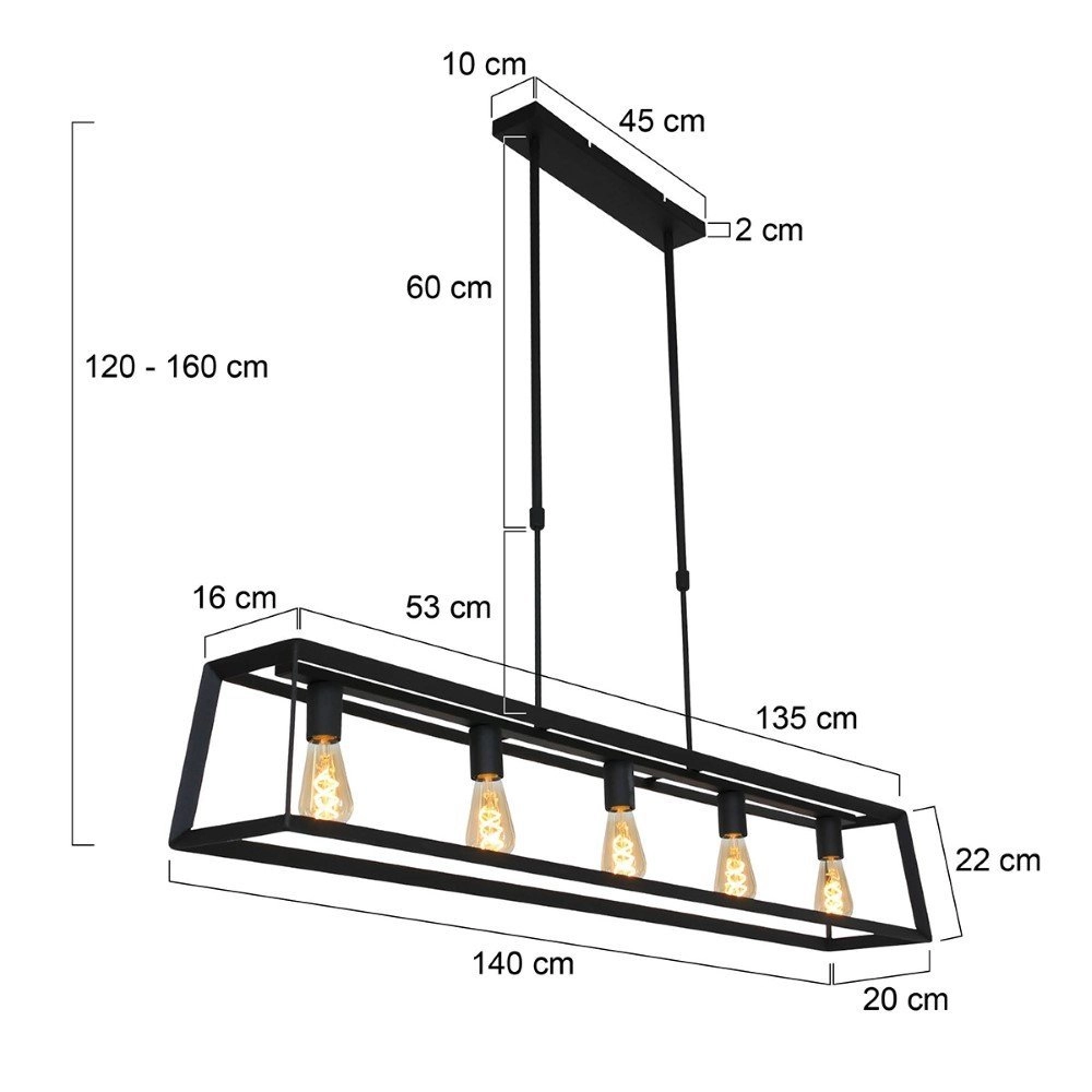Dining room pendant lamp Buckley Steinhauer 8712746132519