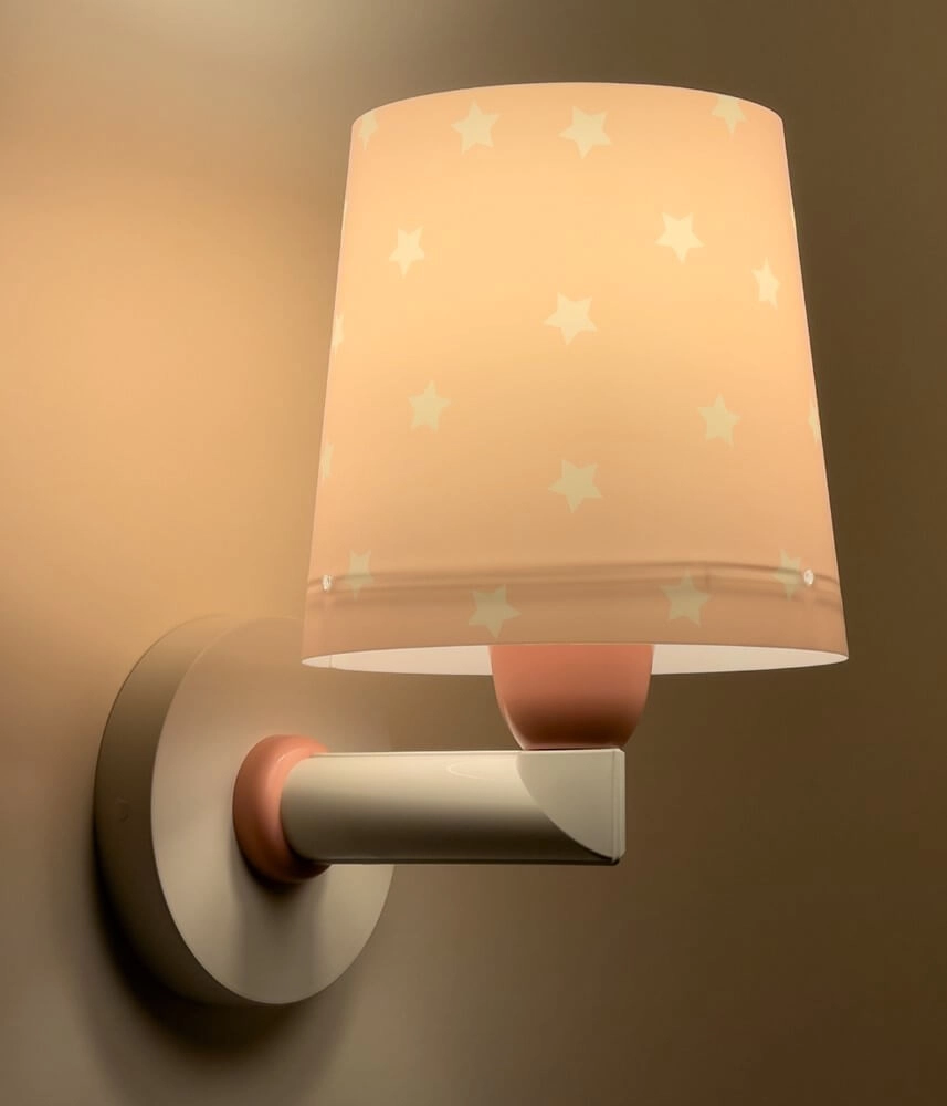 Children's room wall lamp Star Light soft pink Dalber 8420406001470