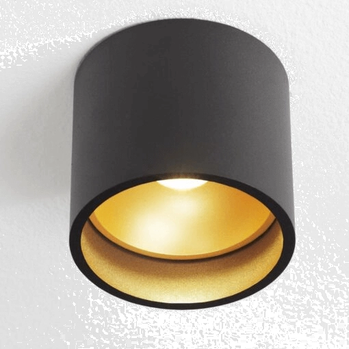 Led ceiling spot Orleans black gold