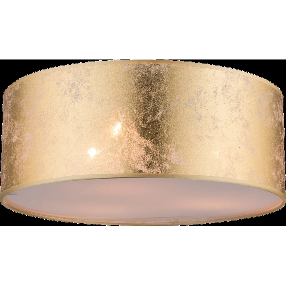 Ceiling lamp Amy nickel with gold cap