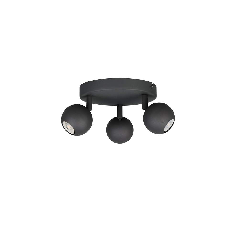 Surface-mounted spot Enaro 3-light anthracite