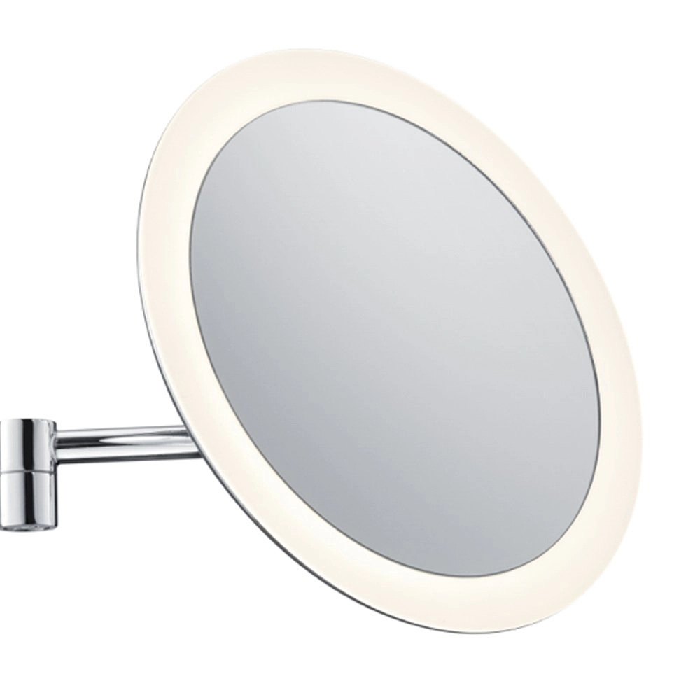 Mirror lamp View 3x Zoom 21cm round chrome Trio 4017807345070